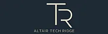 Elegant Altair Tech Ridge logo with modern typography on a sleek dark background.