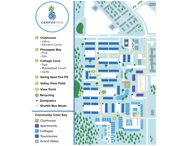 Campus View Community Map