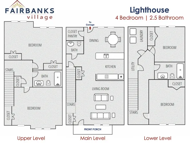 Lighthouse / 4 Bed / 2.5 Bath
