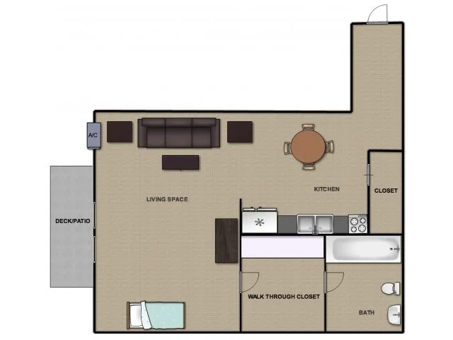 Apartments at Campus View - Studio