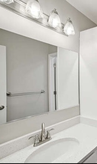 Renovated bathroom at 6306 Jacobs Court in Eldersburg, MD