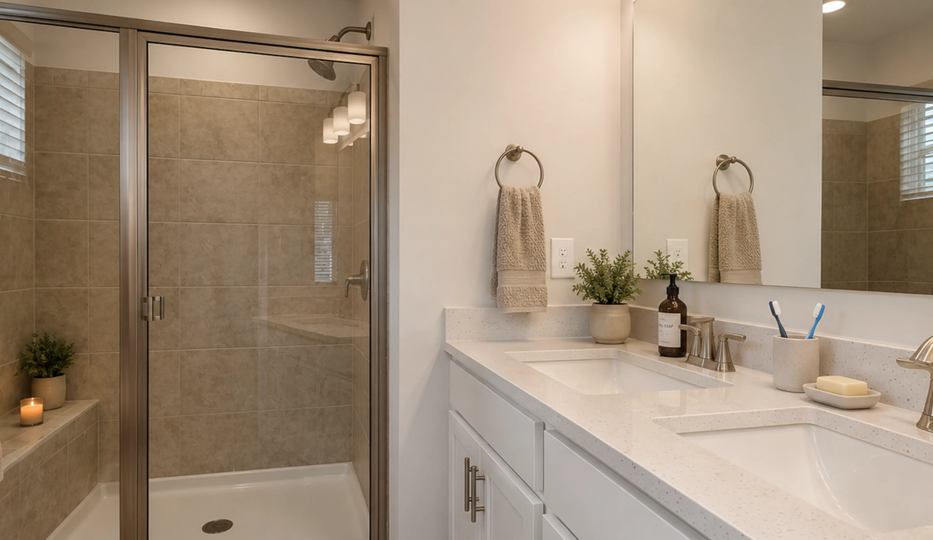 The Terrace at Sycamore Ridge - Modern Bathroom