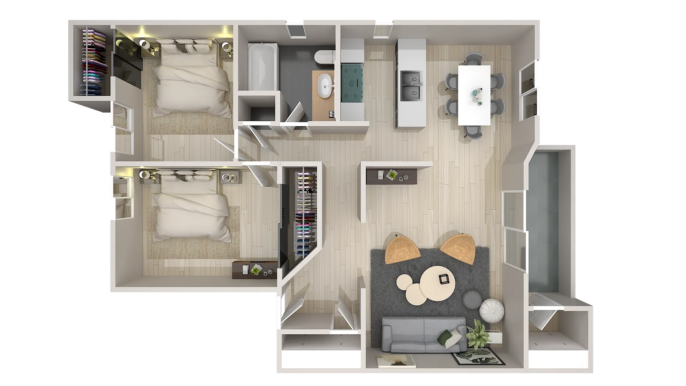 2 Bedroom