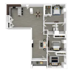 3 BEDROOM 2 BATHROOM
