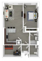1 BED + DEN