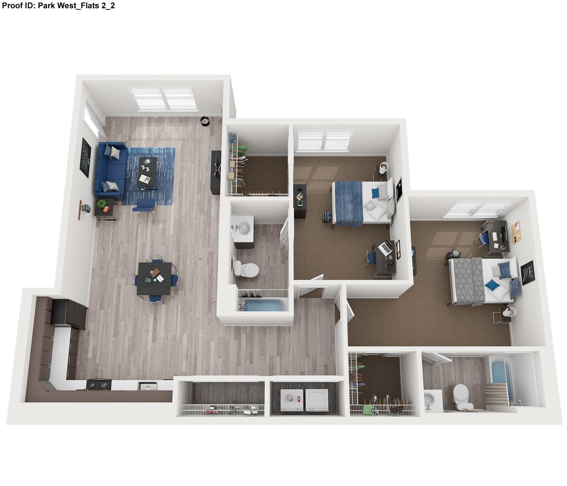 2 Bdrm Floor Plan