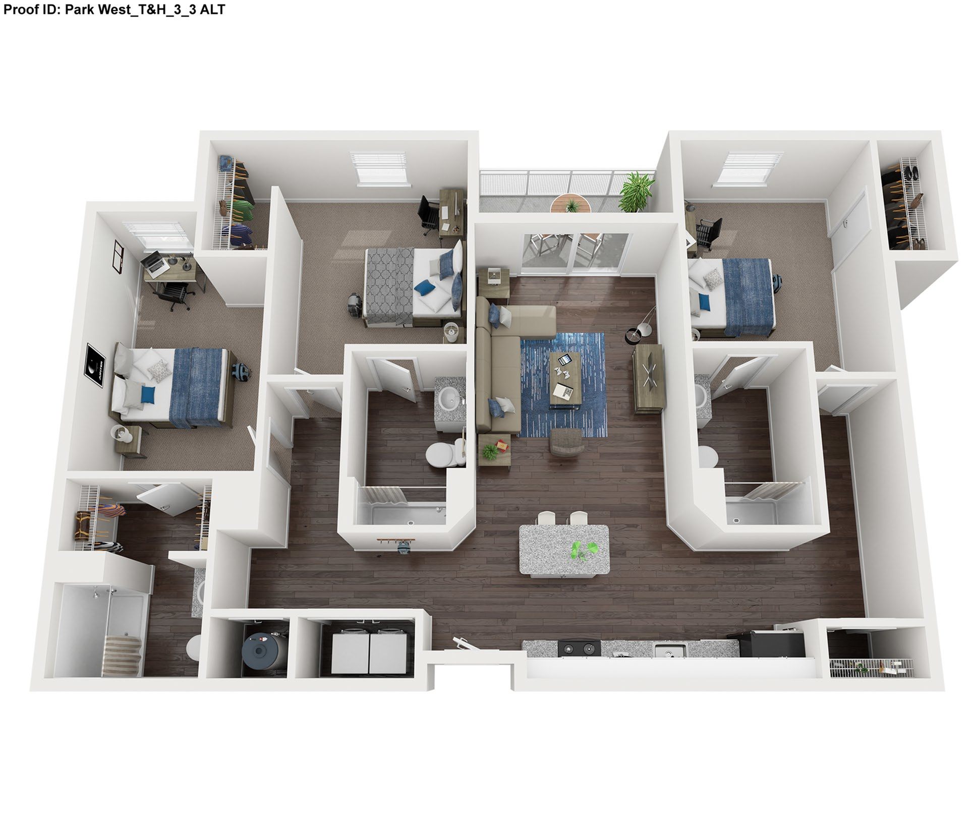3 Bdrm Floor Plan