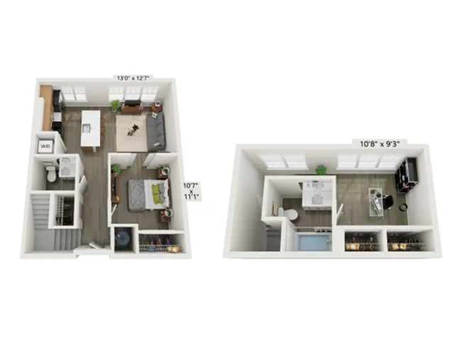 1x1.5 B | Floor Plan
