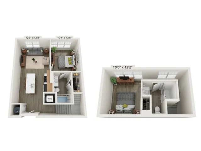 2x2 TH | Floor Plan