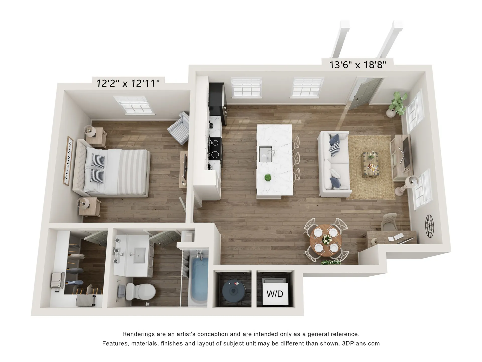 Bentley Flat Lower | Floor Plan
