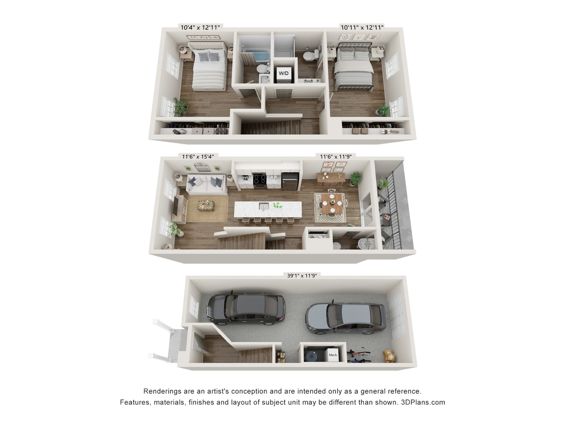 Woodbury Townhome | Floor Plan