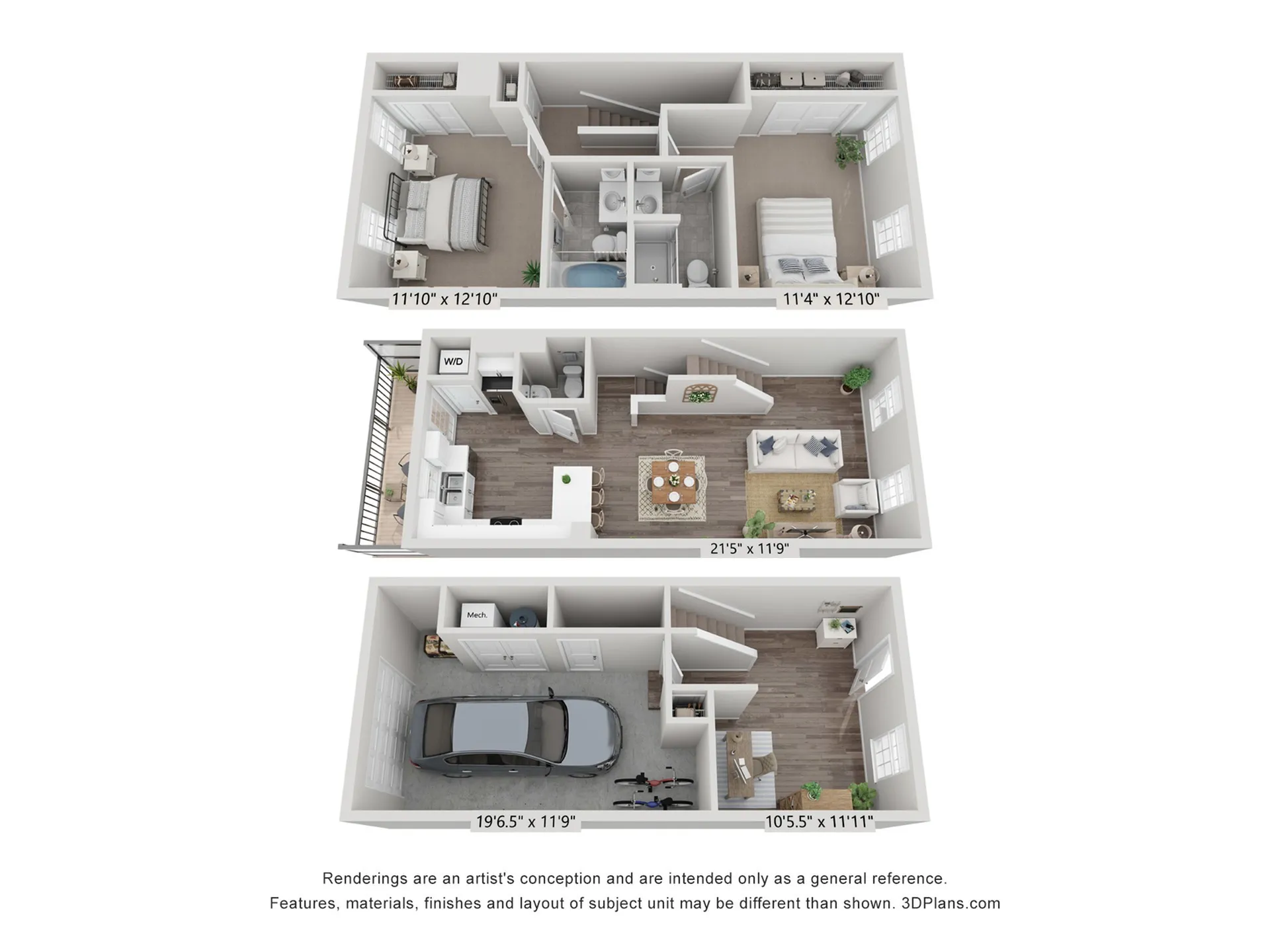 Stansbury Town GAHll 2 Bed Apartment LC Gahanna