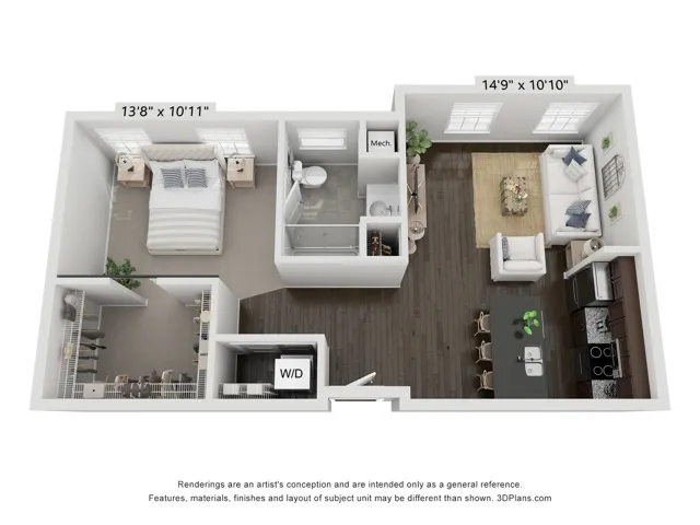 Clubhouse Middle | Floor Plan