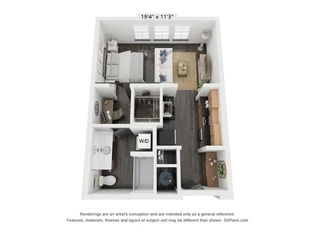 Studio B - R | Floor Plan