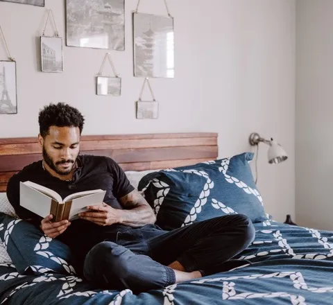 Comfortable Bedroom | LC Hilliard | Hilliard Apartments