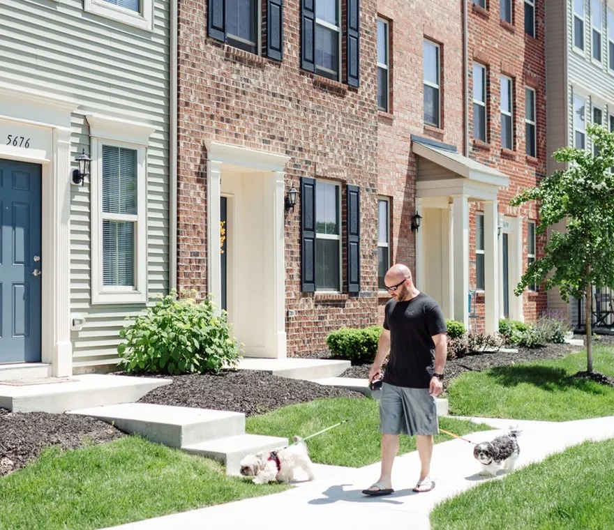 Pet-friendly green spaces | New Albany OH Apartments For Rent | LC New Albany