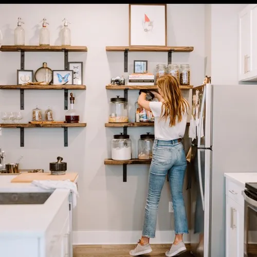 Residents Cooking in the Kitchen | LC RiverSouth - 205 S High | Apartments in Columbus, Ohio