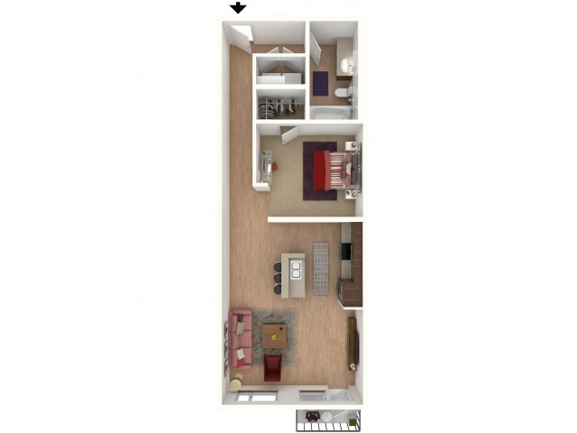 A3 - floor plan wfurniture display