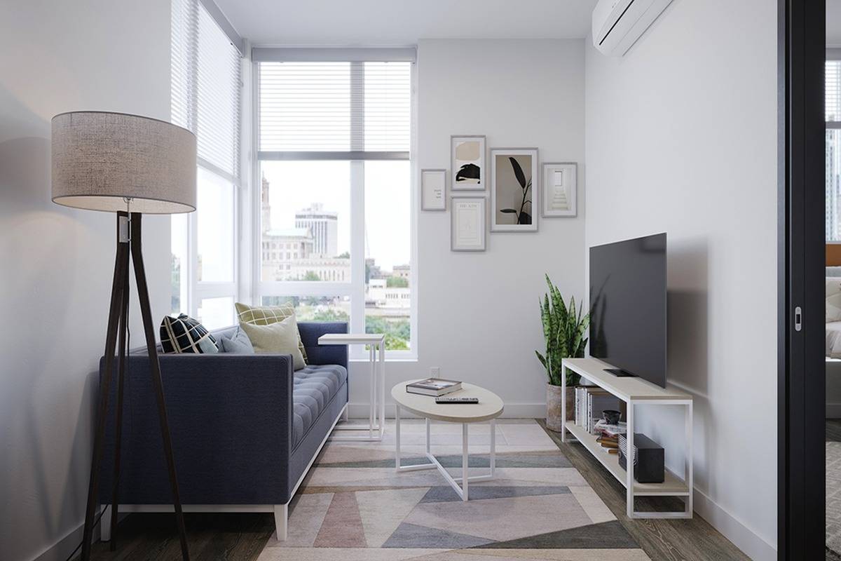 1 bedroom living room
