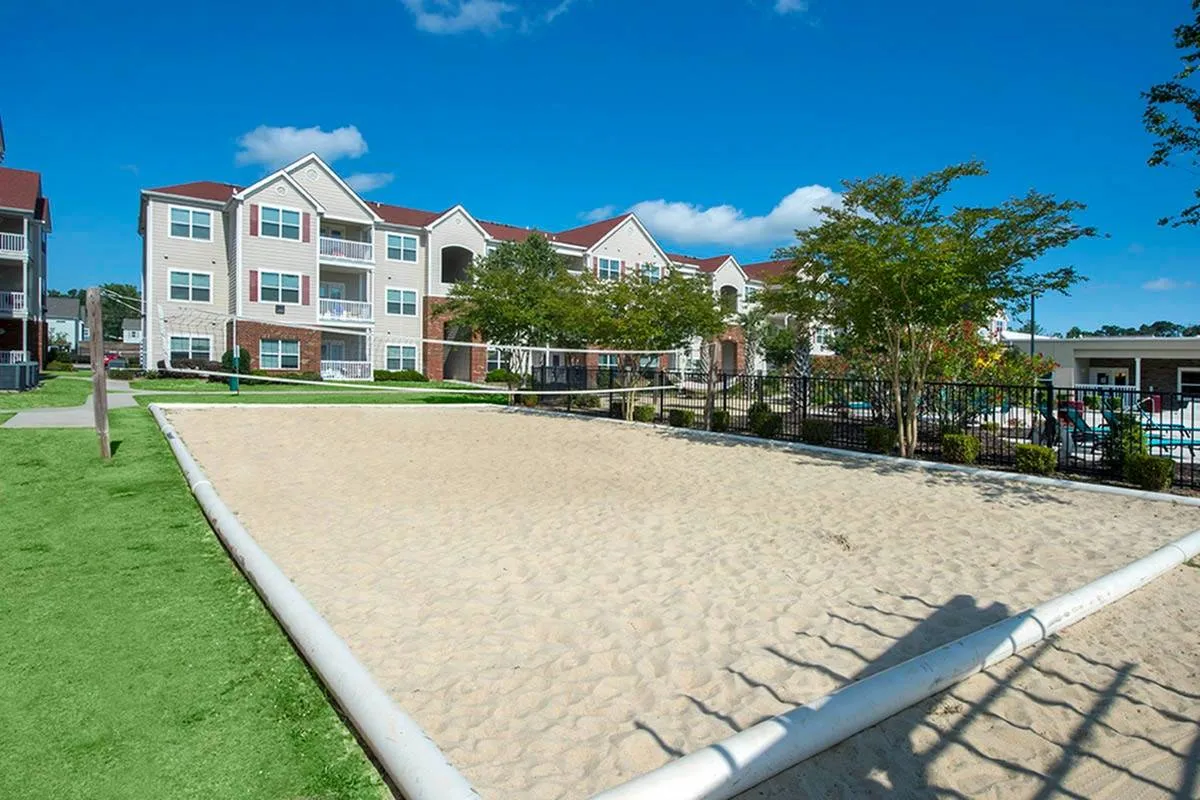 sand volleyball court