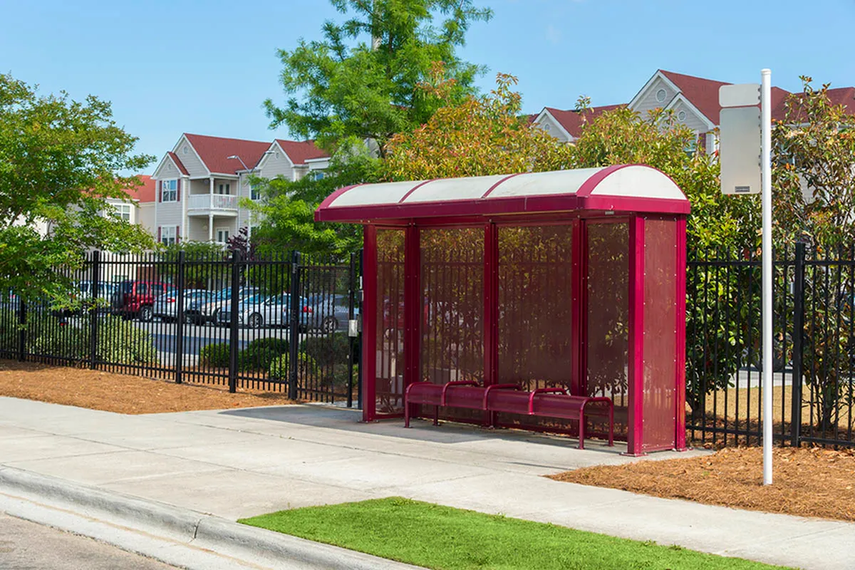 On-site Wave Transit bus stop