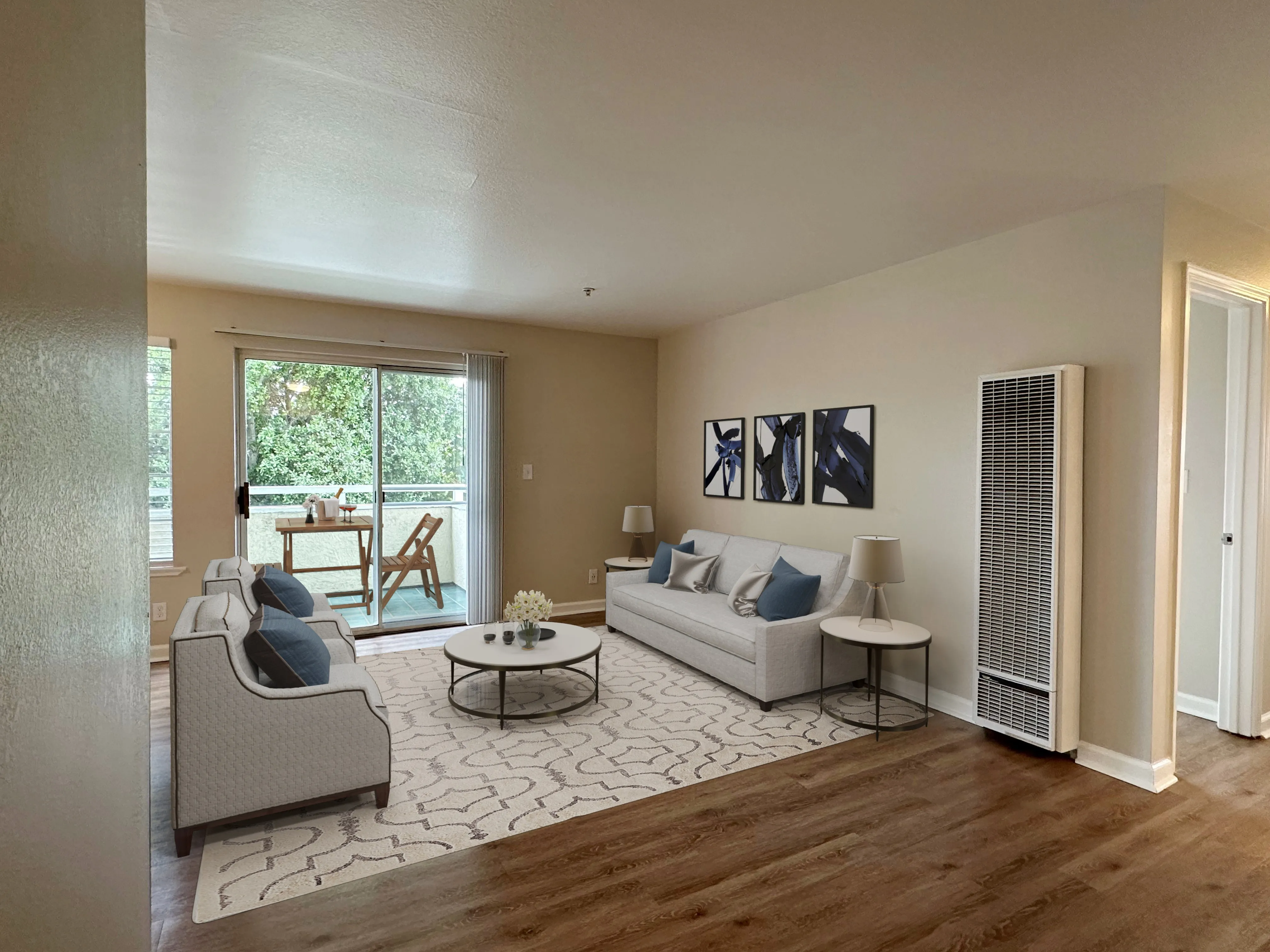 Unit 103 Living Room