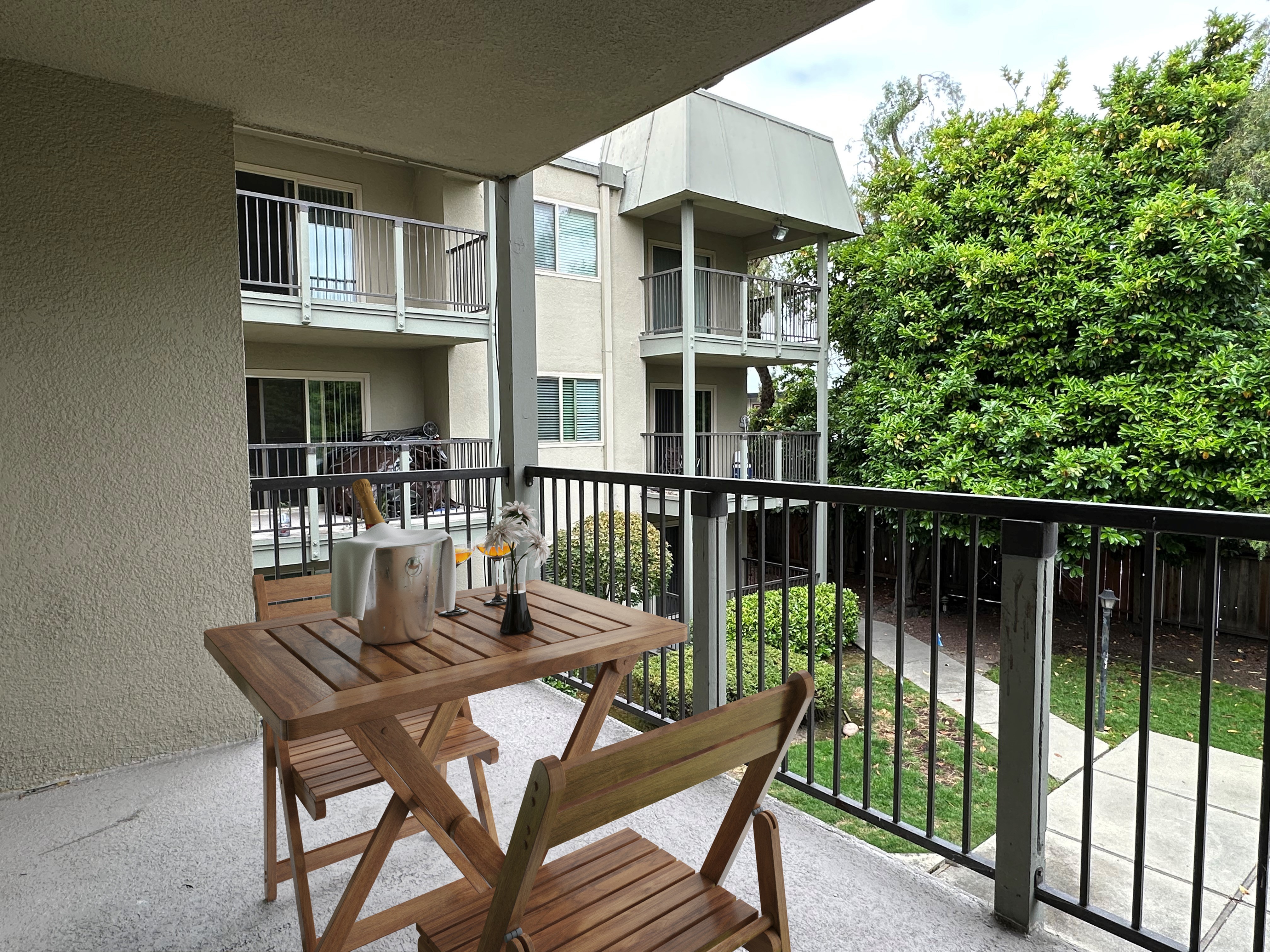 Large Private Balcony