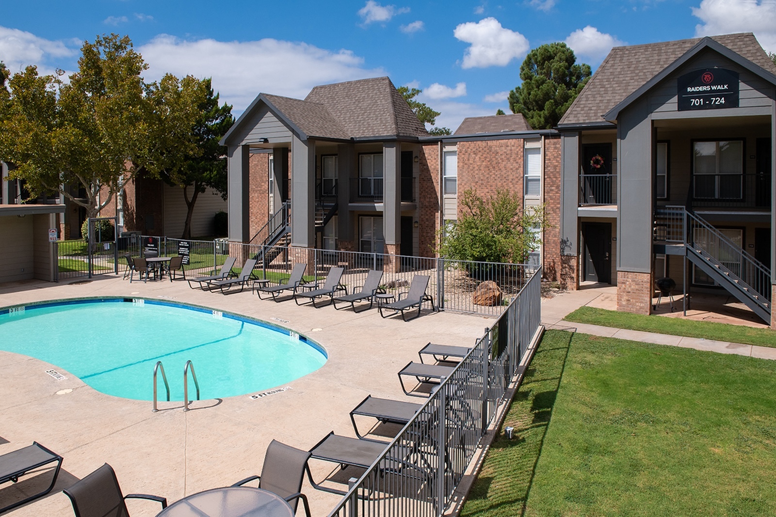 Saltwater pool at Raiders Walk, offering a relaxing swimming experience for residents