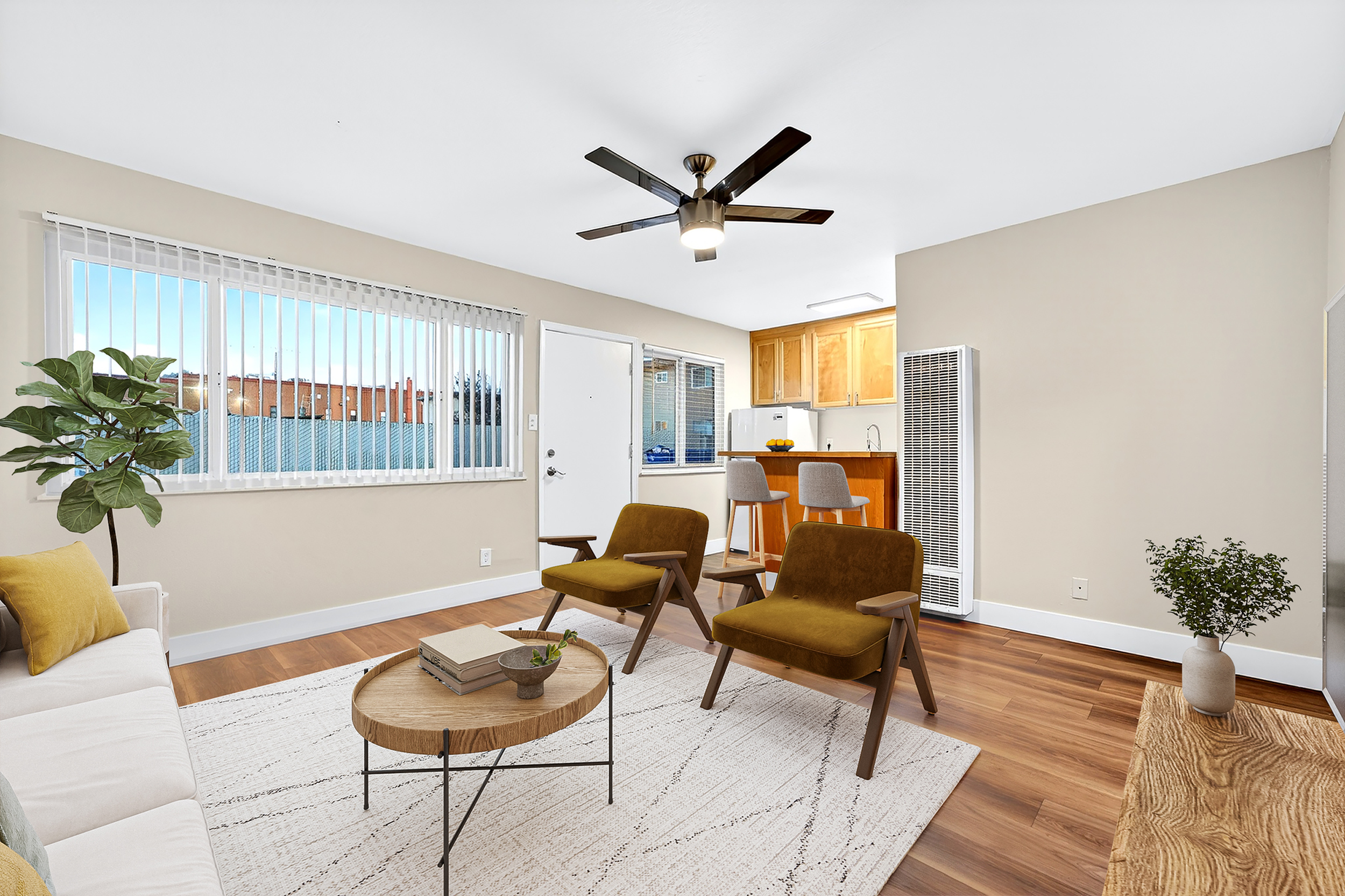 2 bedroom living room