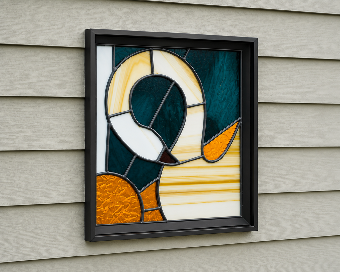 Stained Glass on Exterior