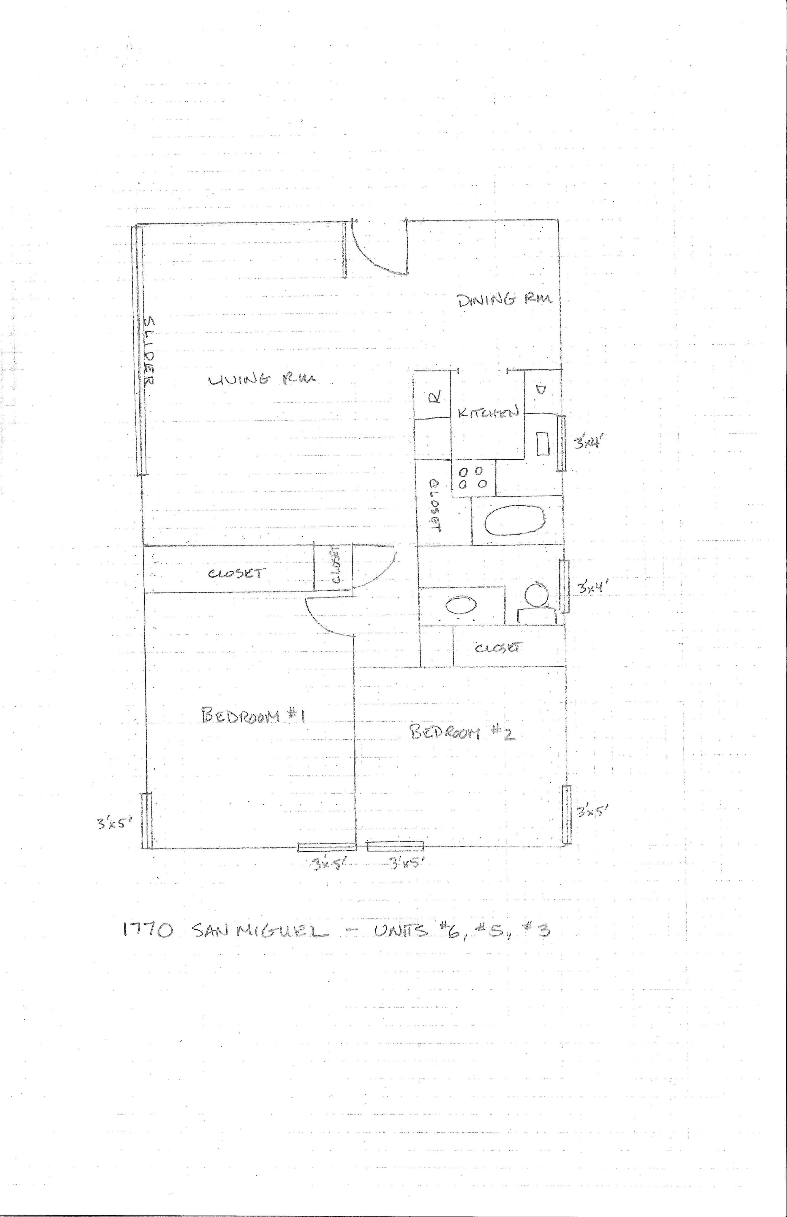 two bedroom 1 bathroom