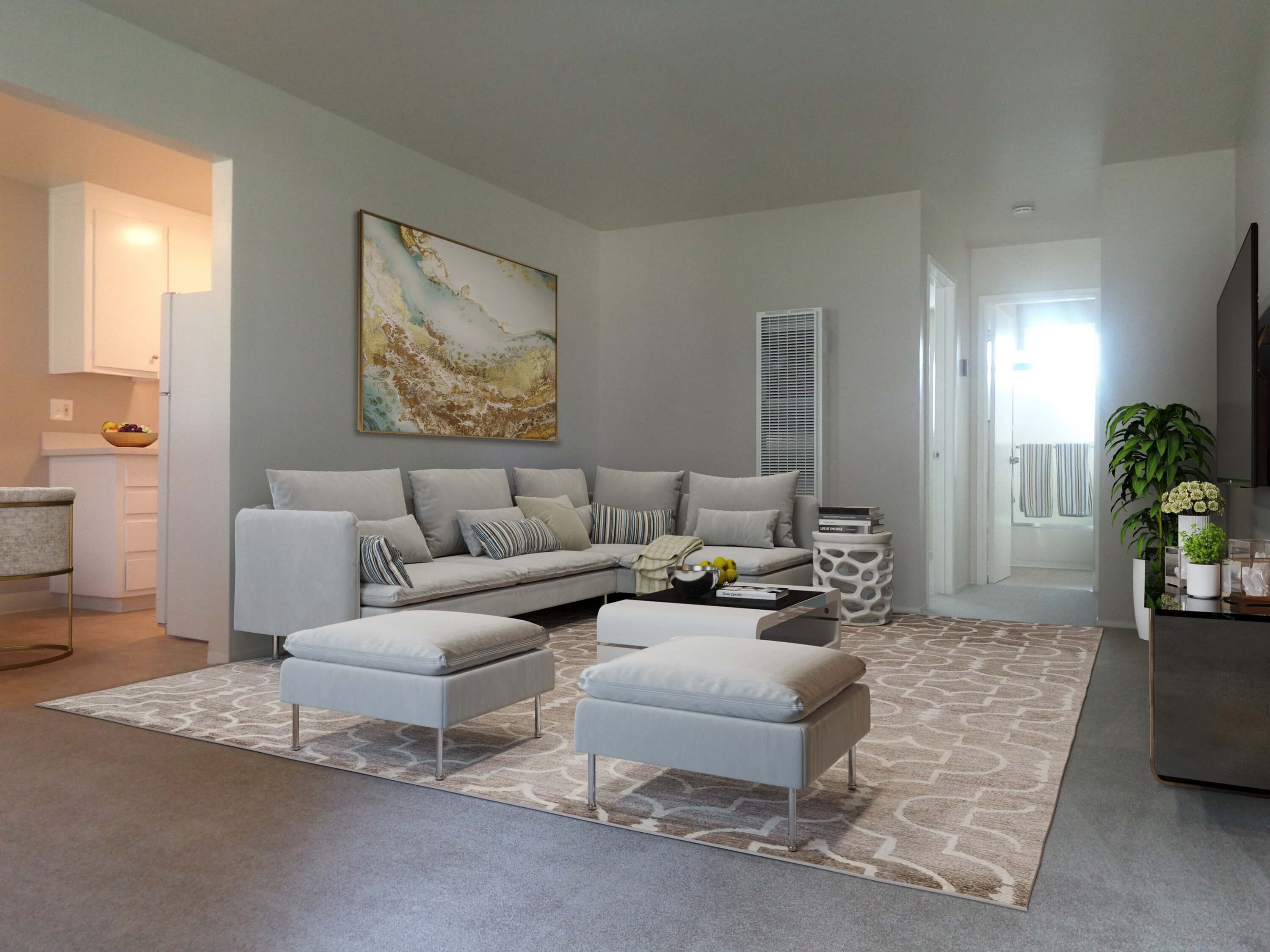 1x1 Living Room