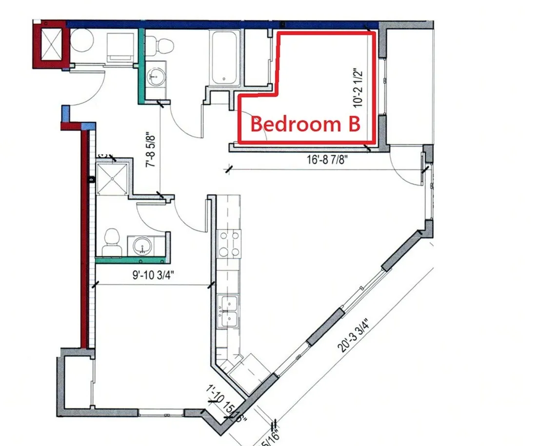 E - Bedroom B