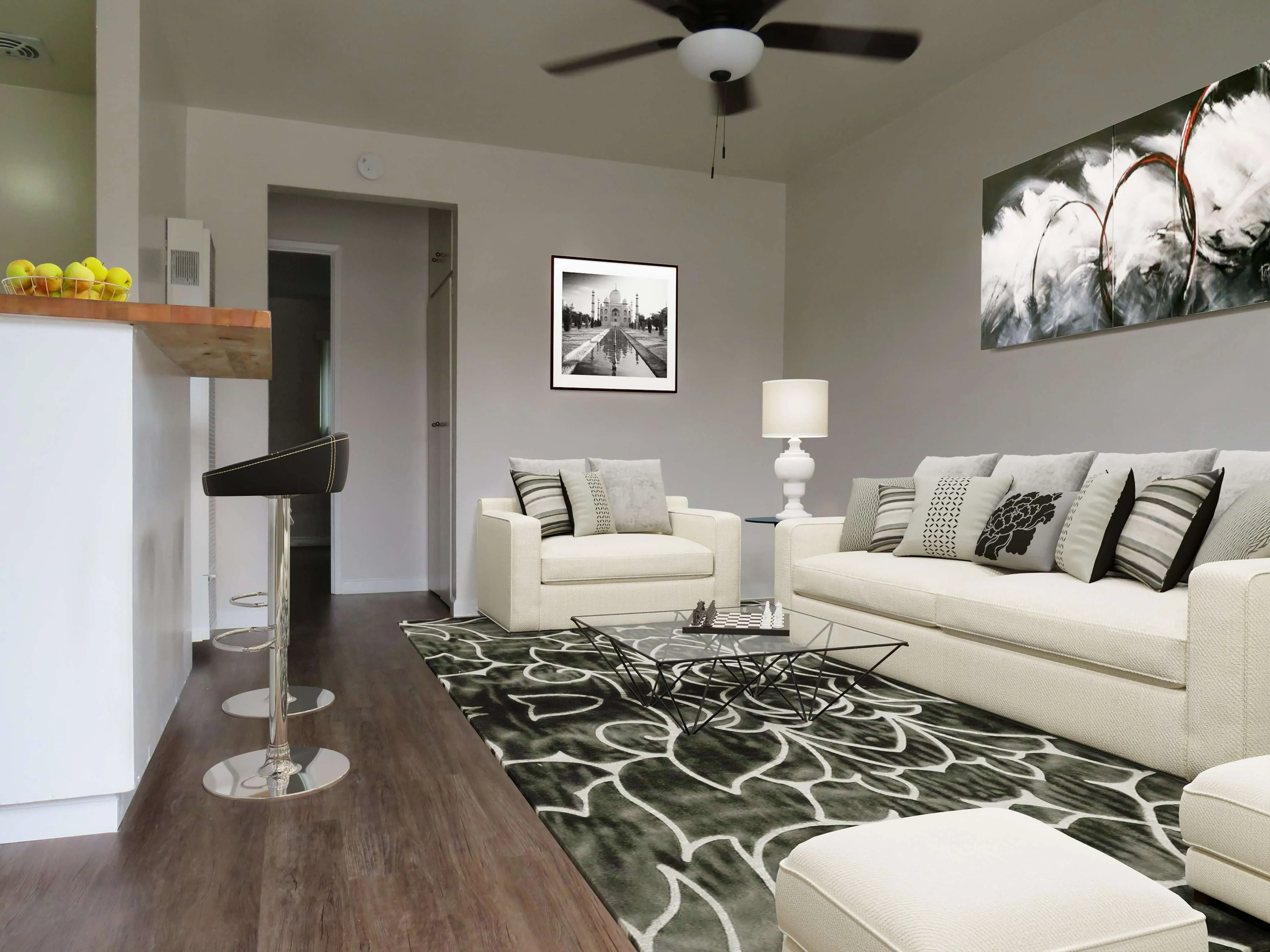 1x1 Living Room