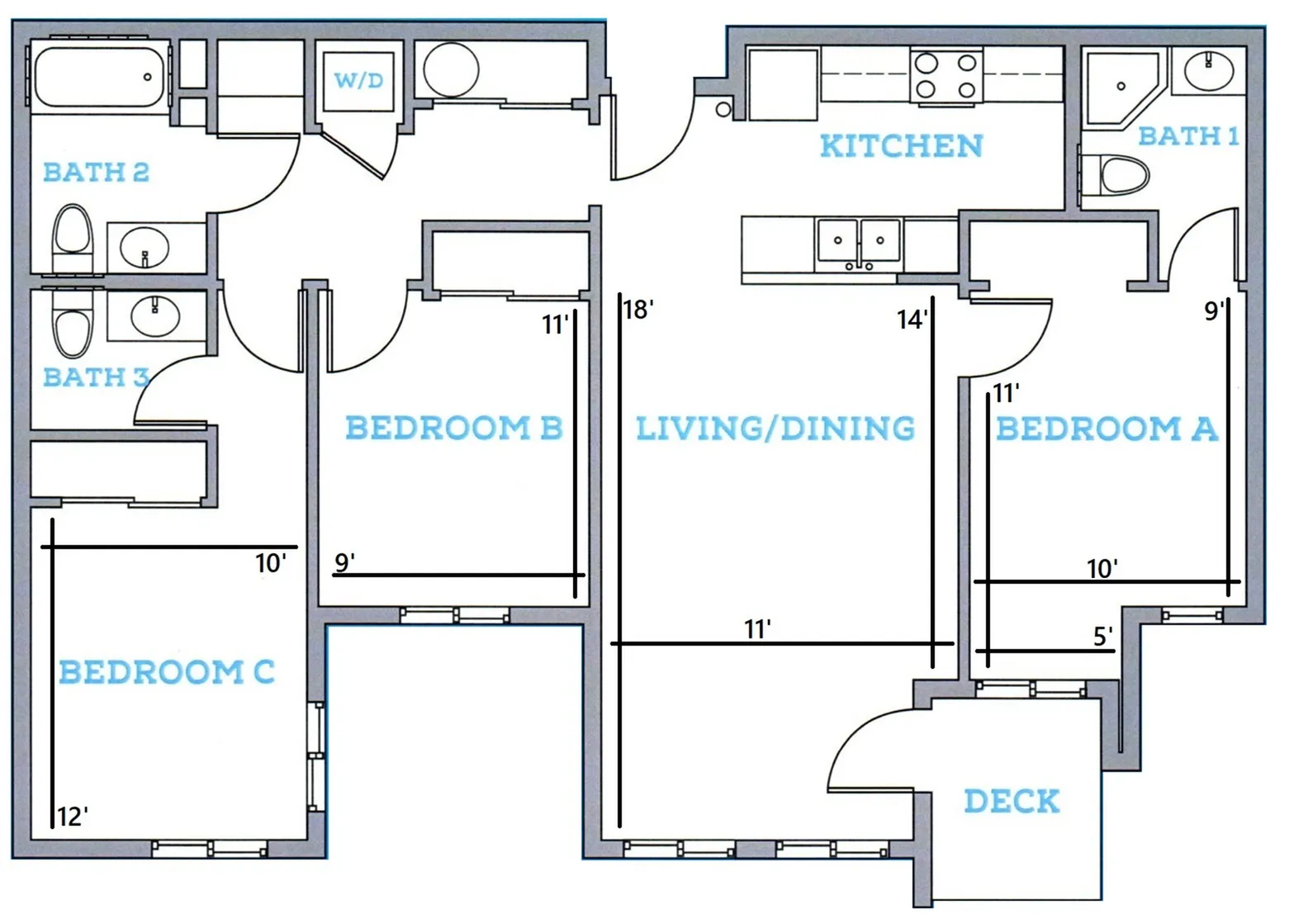 Individual Bedroom Available to Lease
