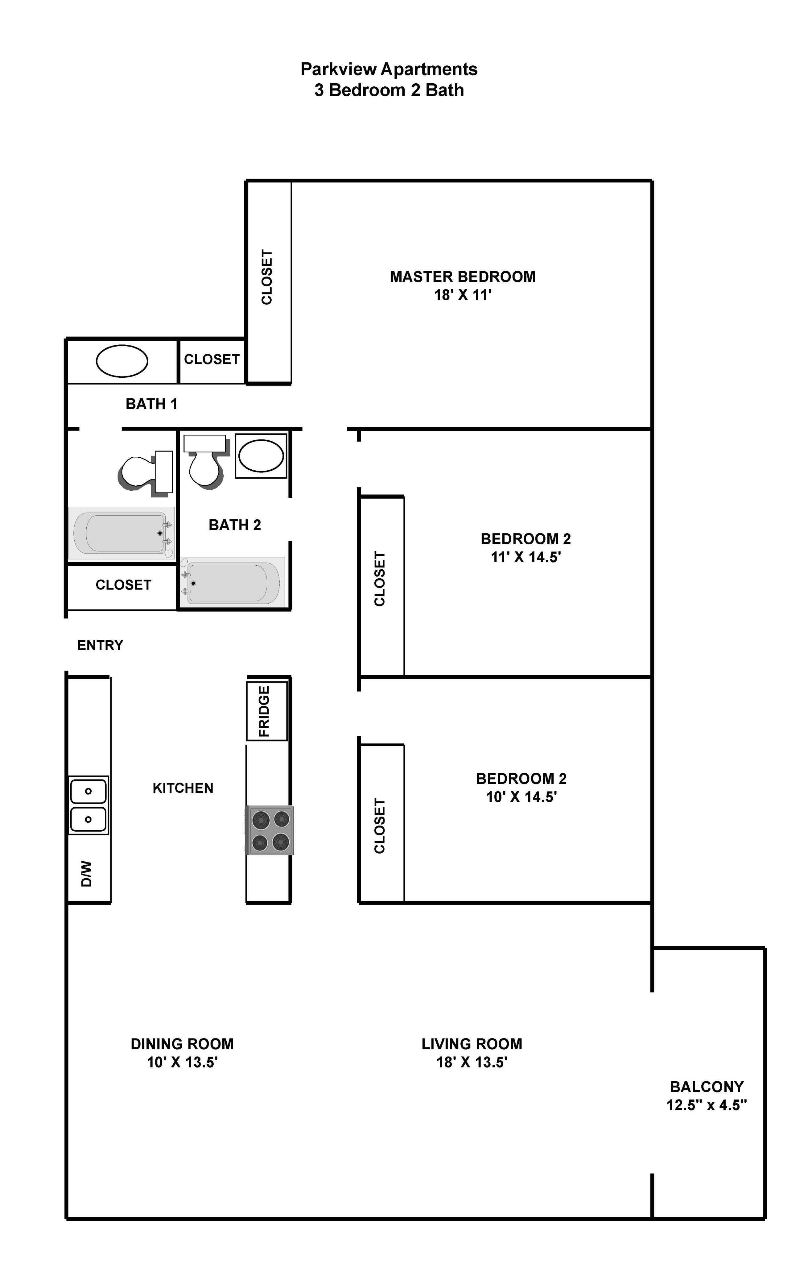 3x2 Floor Plan