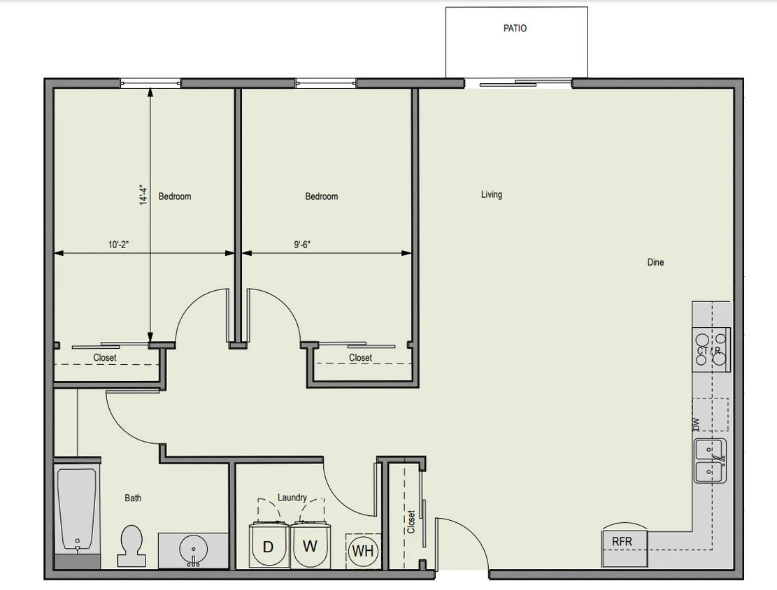2 Bedroom