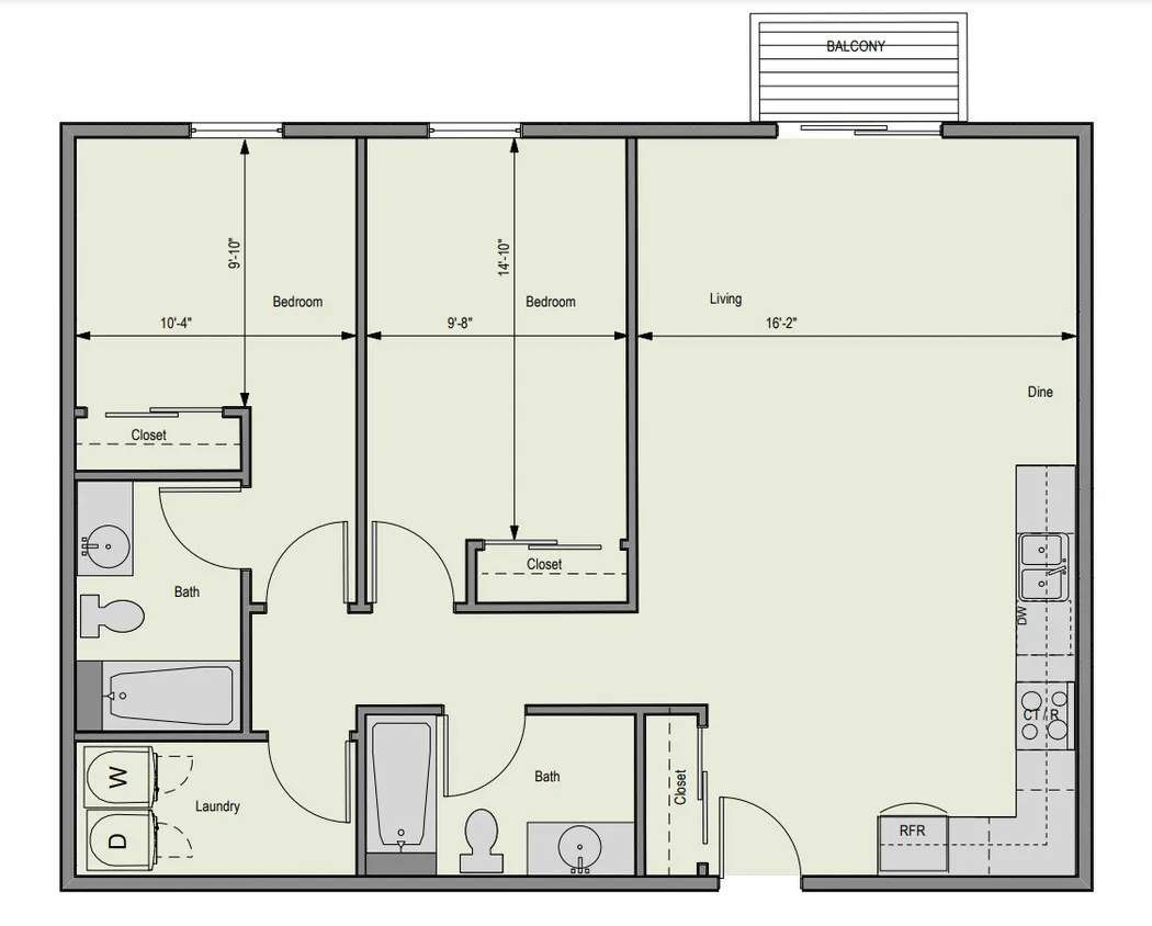 2 Bedroom
