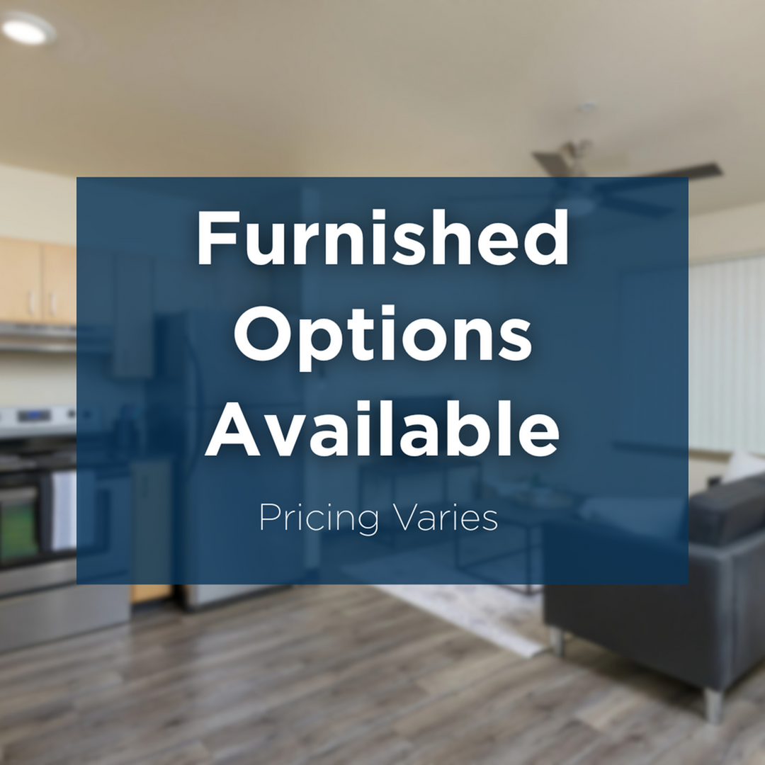 Furnished Options Available