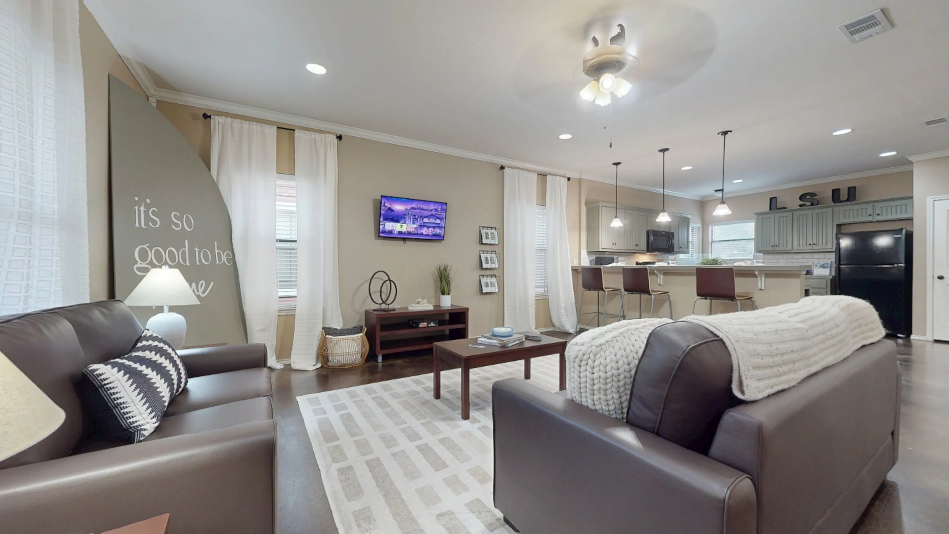 model living room