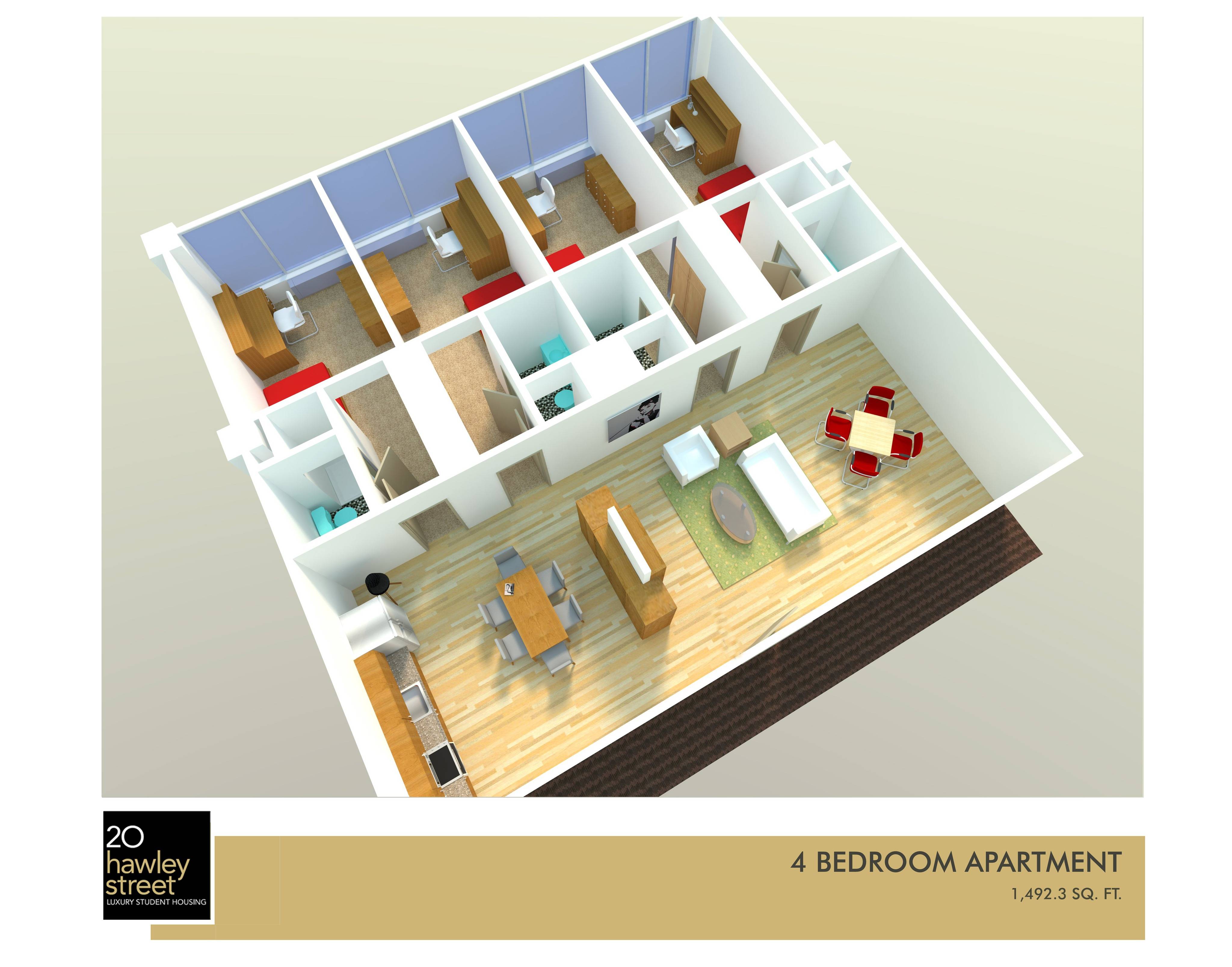 4 bedroom / 4 bathroom