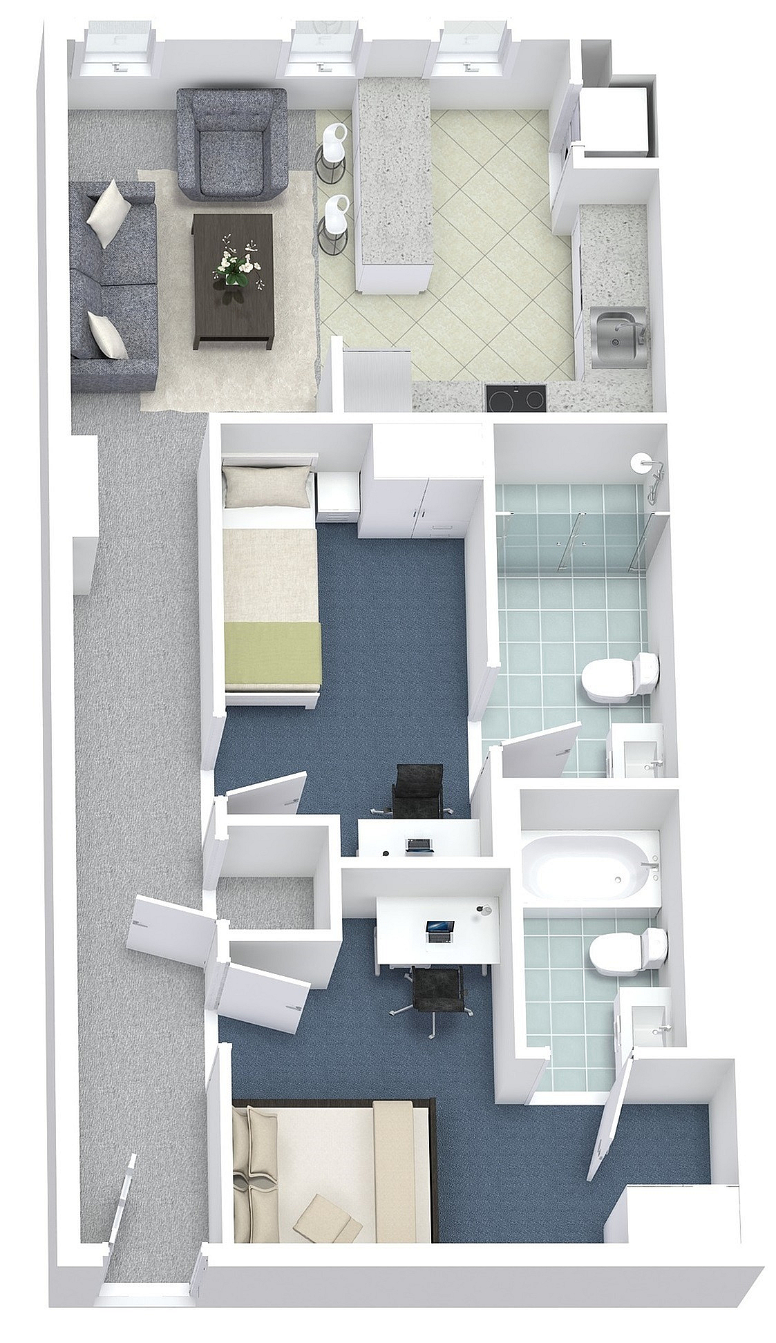 1x2 Layout B
