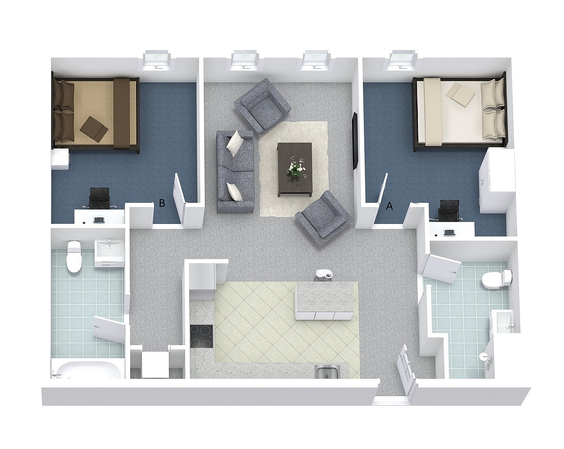 2x2 Layout F