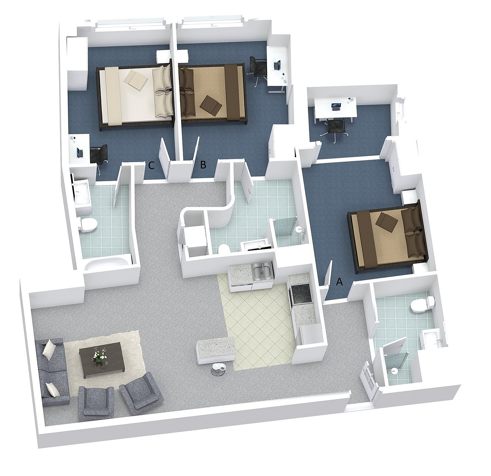 3x3 Layout C