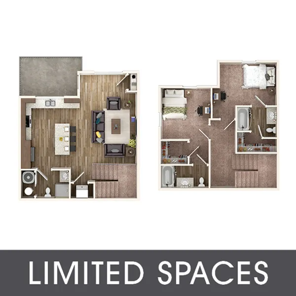 4BR/4.5BA - TH floor plan