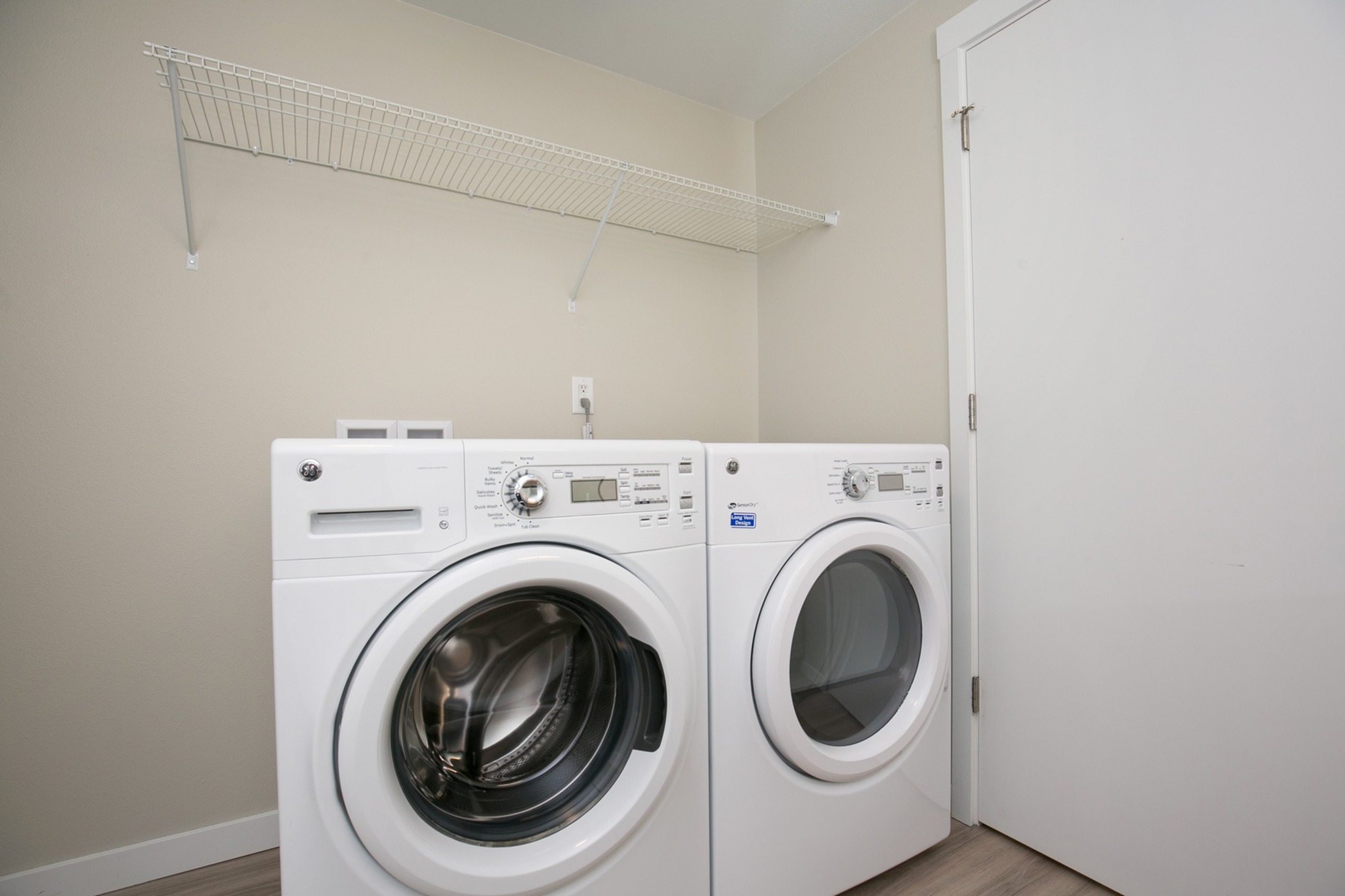 Full-Sized Washer and Dryer