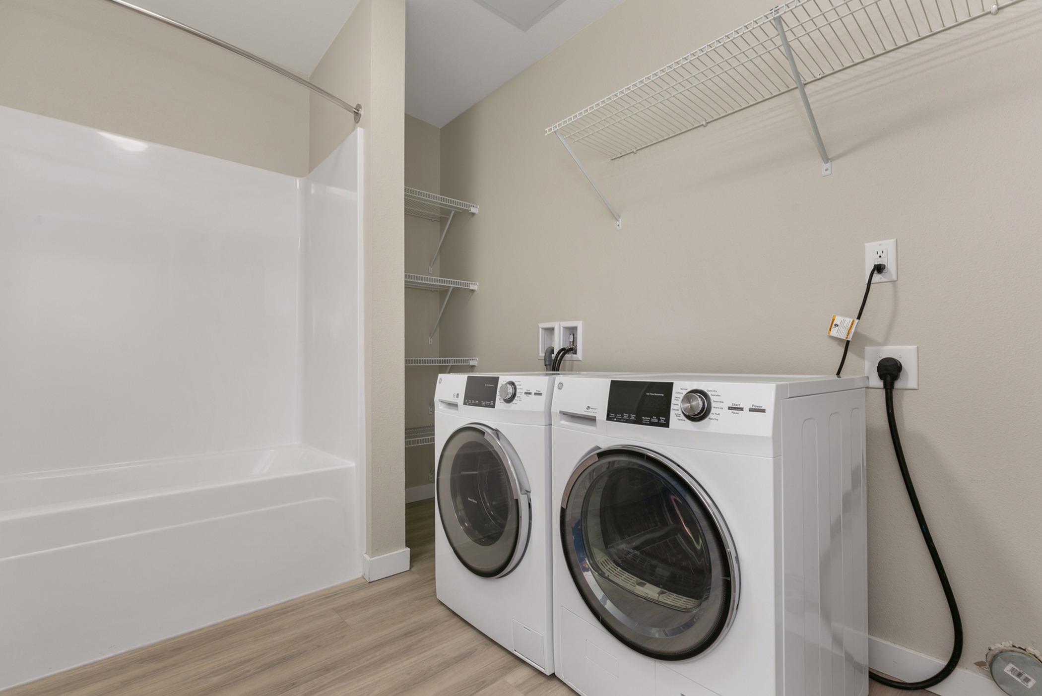 Full-Sized Washer and Dryer