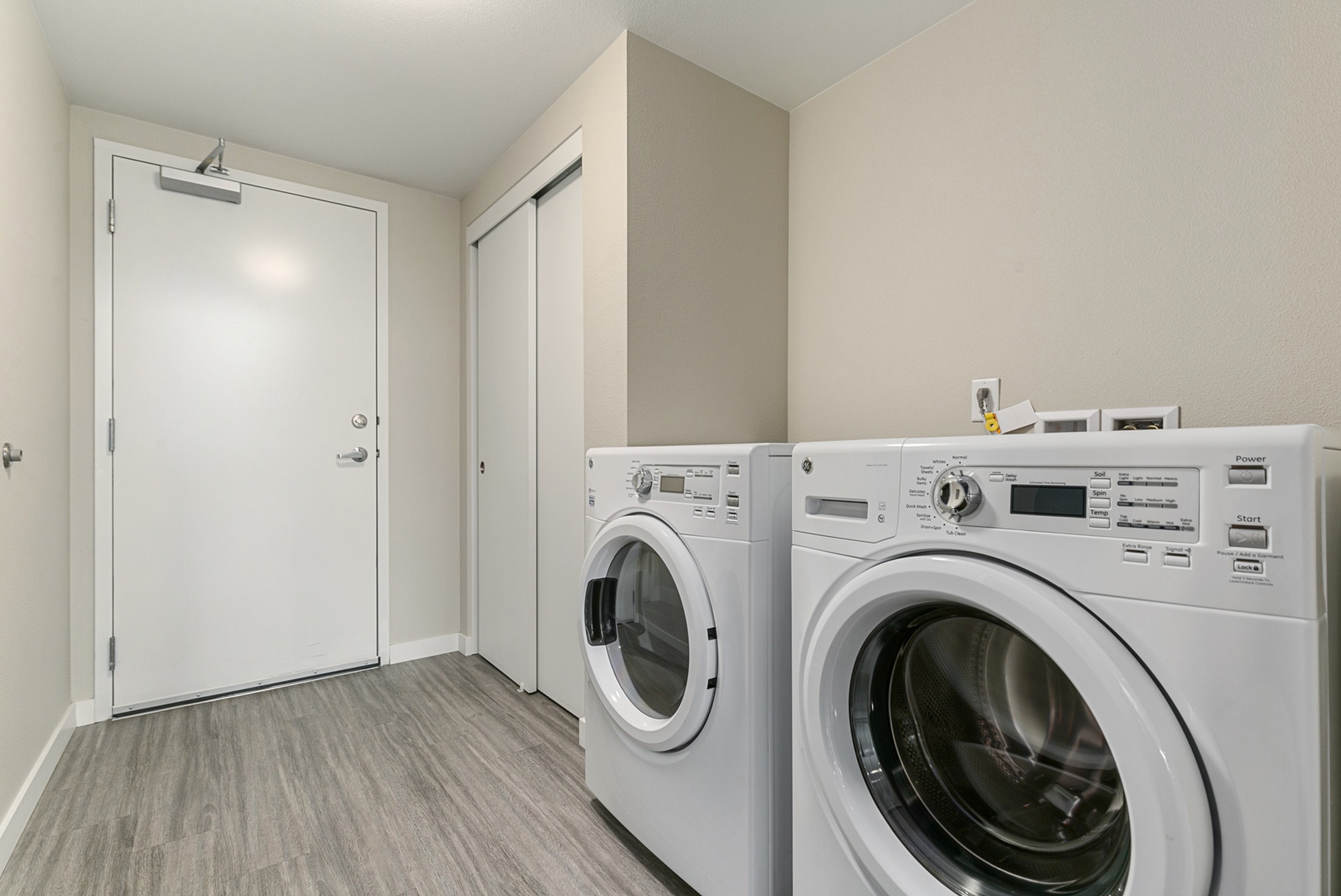 Full-Sized Washer and Dryer