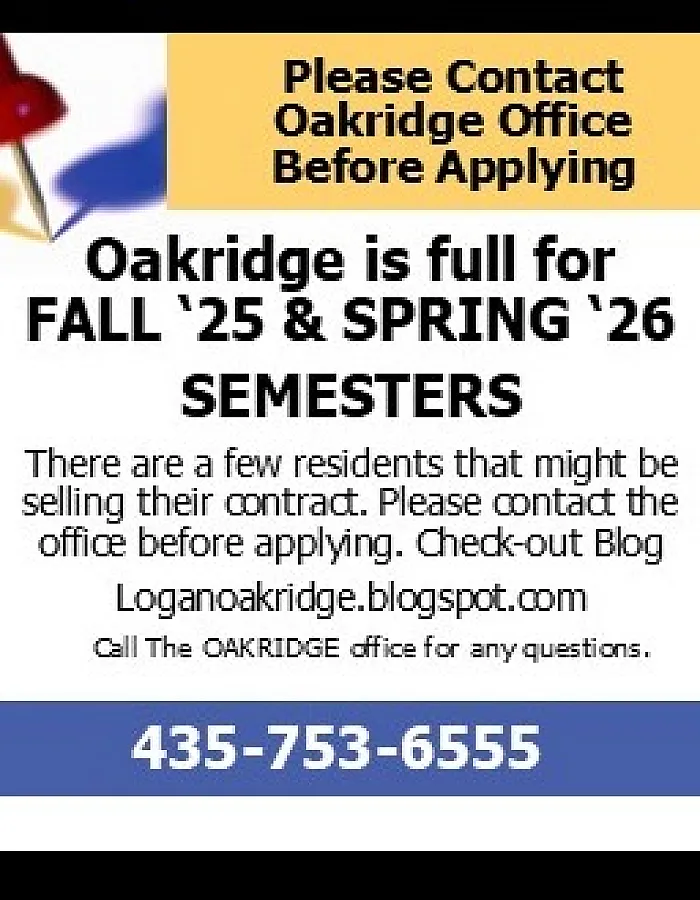 Oakridge Full For 2025/2026 School Year