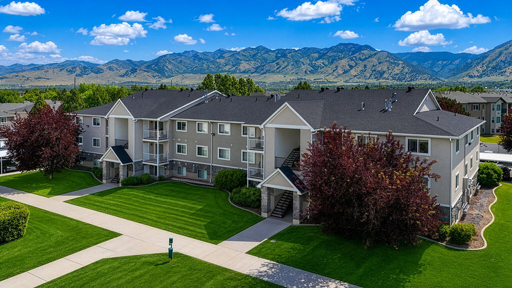 Apartment Complex with Mountain Views